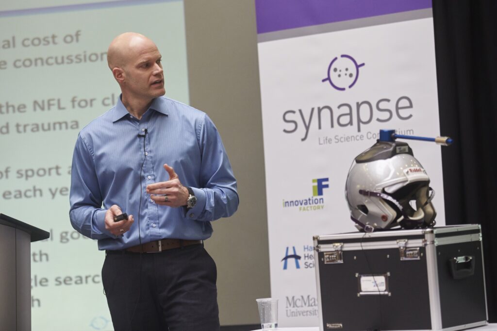 TopSpin360 pitching at the 2016 Synapse Life Science Competition